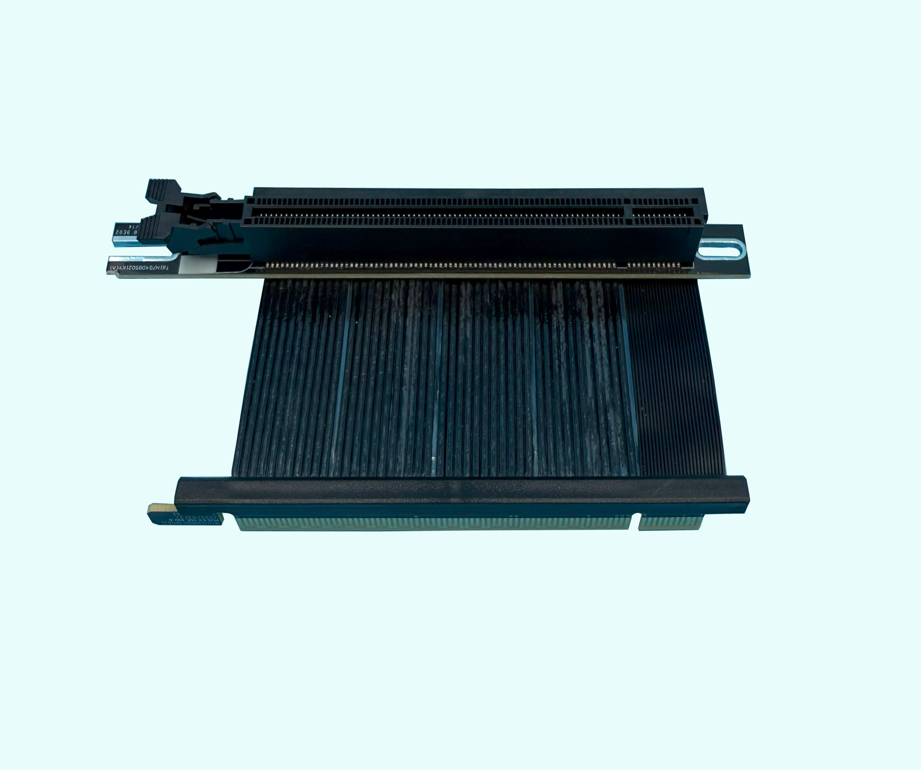 PCIe 5.0 Card slot 164 P 270 Turn the golden finger back 90 degrees