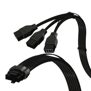  PCIe 5.0 16P（12+4）大電流電源線 16AWG，尼龍編織 3*8Pin PCIe 4.0 PSU   與RTX40和RTX30 FE GPU相容